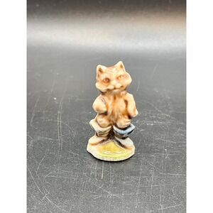 Wade Whimsies Puss In Boots Trinket Nursery Rhymes England Figurine Tea 1971-79